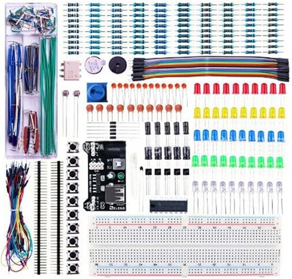 Breadboarding Made Easy Complete Electronic Kit with Practical 830 Point Layout System