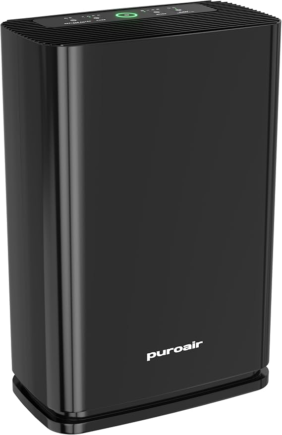 PuroAir 400 HEPA Air Purifiers for Home Large Room Pets Filter 2,000 Ft2 | Large Room Air Purifiers CarbonTech Air Filter for Smoke, Odor, Allergies is 500X Stronger - Air Quality Sensor, Sleep Mode
