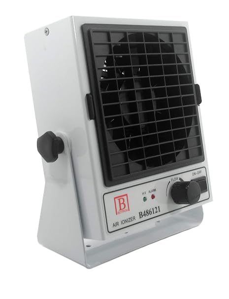 Botron White Single Fan Benchtop Ionizer