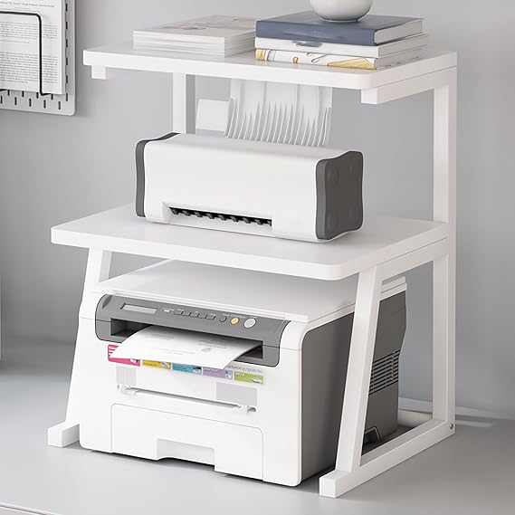 3 Tiers Av Media Stand, Av Media Tower Stereo Cabinet, Open Storage Audio Rack, Floor-Standing Audio Rack, Audio Rack, Home Theater Rack, Modern Audio-Video Shelving, Media Tower Rack(White,52.6*36*63