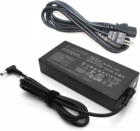 200W Charger for ASUS ROG Zephyrus: AC Adapter Charger ADP-200JB D for ASUS ROG Zephyrus G15 GA503 GA503QM GA503QS GA503QR TUF Dash F15 FX516PR FA506QR Gaming Laptop 20V 10A