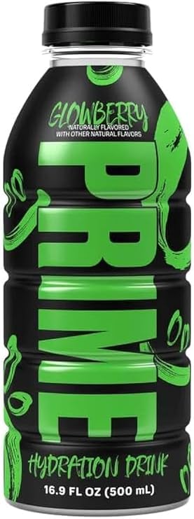 Prime Hydration Sports Drink by Logan Paul & KSI Glowberry - 500ml Bottle