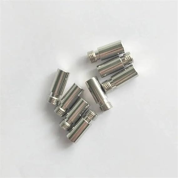 50 Pieces Metal SMA dust caps for SMA905 SMA906 16.53 * 6.36mm Male Connector Protection Terminal Cover Accessories