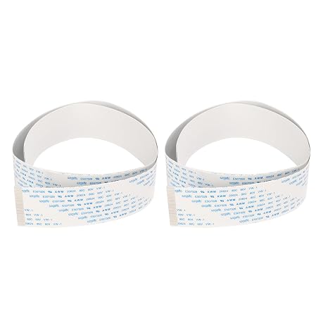 2pcs Flexible Flat Cable FFC Flexible Ribbon Cable for XP600 TX800 Printer Accessory(24in)