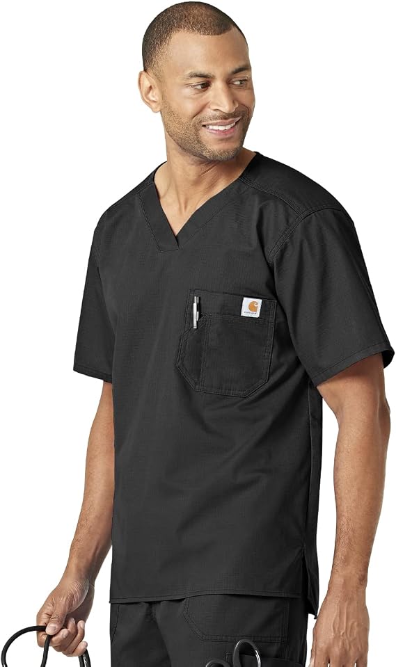 Carhartt Ripstop & Sub-Scrubs Scrubs for Men, Utility Scrub Tops
