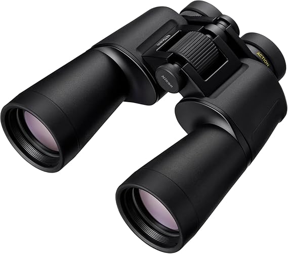 Nikon ACTION10x50 Dürbün | Çok Katmanlı Kaplamalı Nikon Optikler, Parlak 50 mm Objektif Lensler, 10x Güç, Döndür ve Kaydır Ayarlanabilir göz kapakları ve Tripod'a Hazır Porro-Prizma Tasarımı