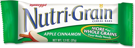 Kellogg's, Nutri-Grain Apple Cinnamon Cereal Bars, Single 1.3oz.