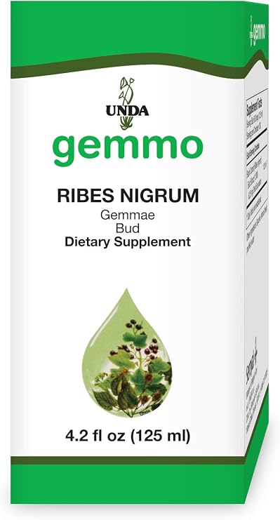 UNDA Gemmo Therapy Ribes Nigrum | Black Currant Bud Extract | 4.2 fl. oz.