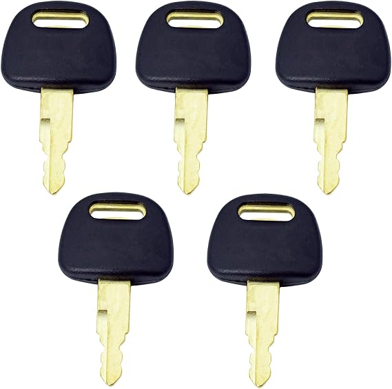 (5PC) starter key H800, suitable for Hitachi ZAX excavators and loaders.
