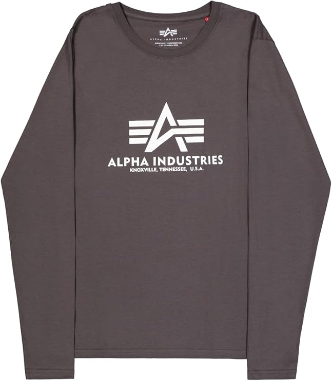 ALPHA INDUSTRIES Men's Basic T - Ls Short Sleeve T-Shirt