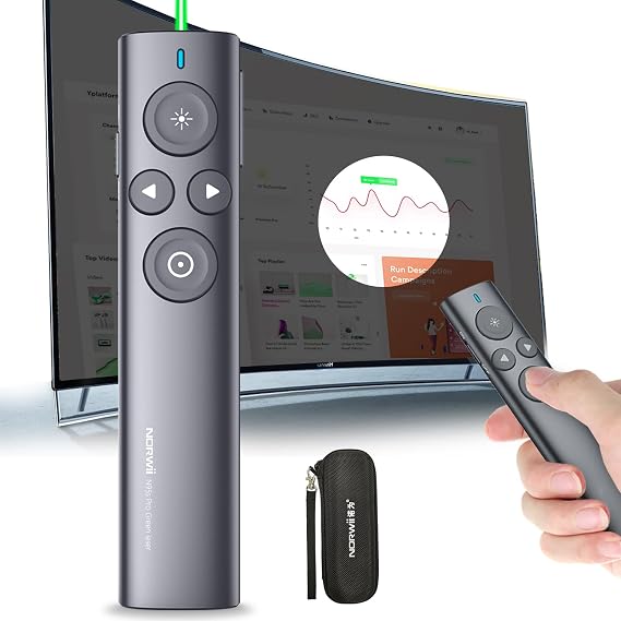 Norwii Powerpoint Presentation Clicker, Laser Pointer for TV/LED/LCD Screen