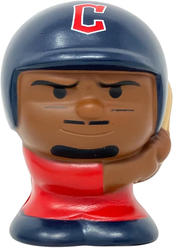 Party Animal MLB Jumbo Squeezymates Squeezy Figurine, Team Colors, 4" Tall (Cleveland- Ramirez)