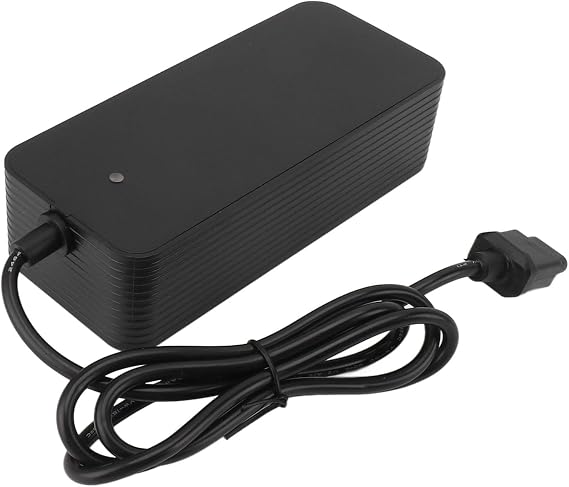 Luqeeg Electric Scooter Charger 53.5V 2A for NIU KQi3 Pro Maximum Sport with High Speed Charging, Intelligent Protection, Friendly Design, Reliable Material