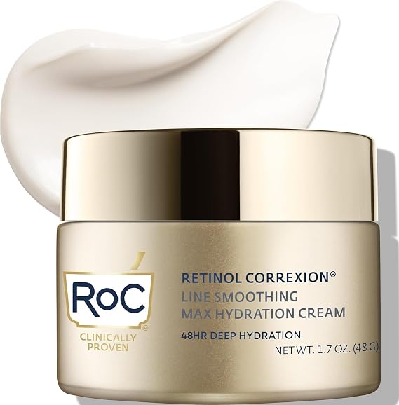 RoC Retinol Correxion Max Daily Hydration Face Moisturizer, Hyaluronic Acid