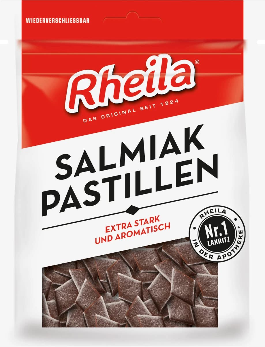 Rheila, Salmiak Pastillen, 90 Gram