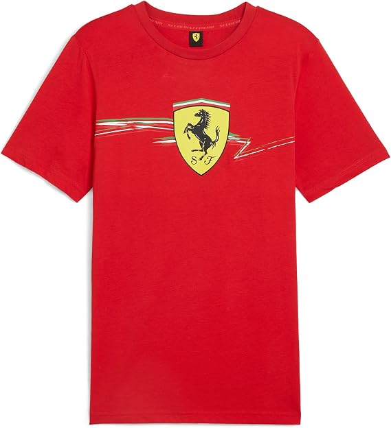 PUMA Men's Scuderia Ferrari Race Big Shield T-Shirt