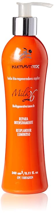 Kleravitex Milk 26 Leave In Conditioner - 8.11 Oz - Split End Repair for Damaged Hair - Promotes Hair Care, Volume & Growth