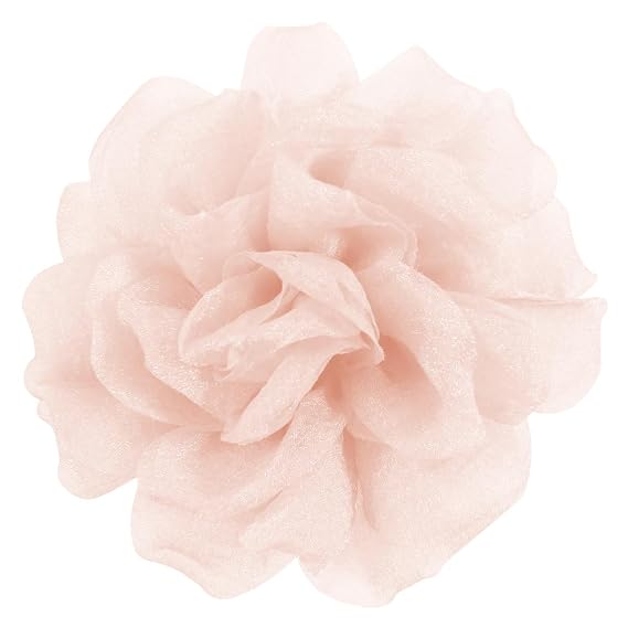 Rose & Flower Brooches | Hair & Lapel Pins | 4.3 Inch Rose Pin, Beige