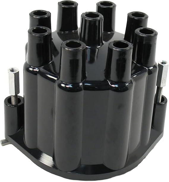 PERTRONIX Cap for Flame-Thrower Marine Billet Distributor 8 Cylinder Engine Black