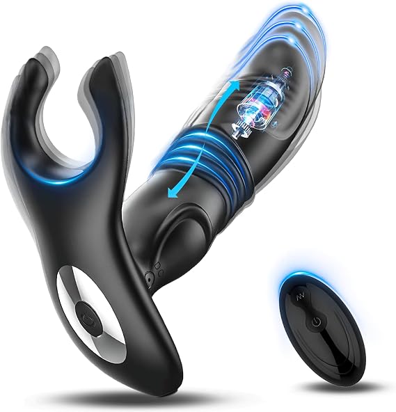 New 10 Modes Today Adult Prostate Device for Men Electrodes Device for Mens Prostate Electrodes vibrate Toys Interesting Couple Adult Tools Sunglasses Z9I9LY (Jet)