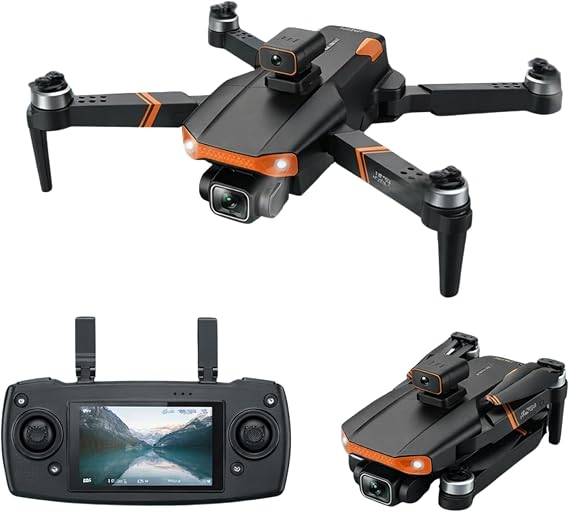 JS26H 4K Drone, LCD Kumandalı, Fırçasız Motor, Akıllı Engel Kaçınma, Katlanabilir Drone, Uzun Uçuş Süresi, Profesyonel RC Drone
