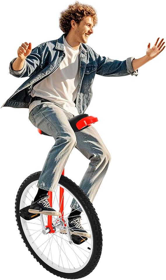 Unicycle, 24 Inch, Red