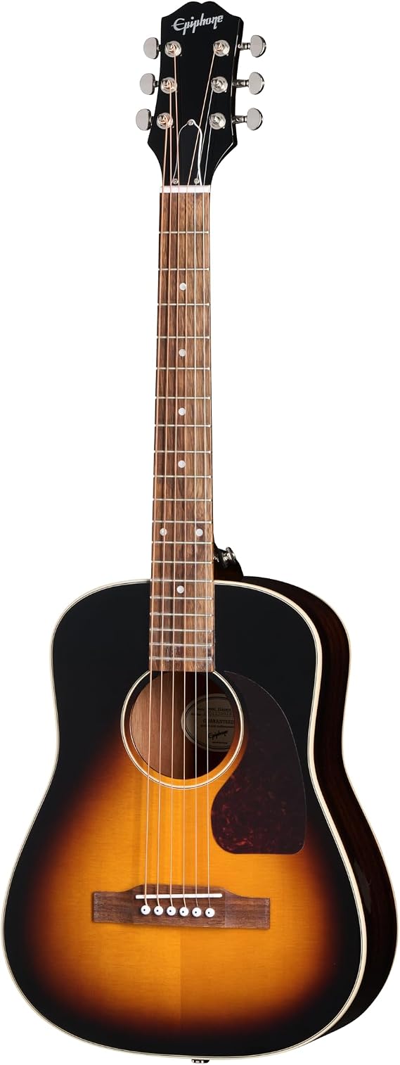 J-45 Express Acoustic Guitar with Gig Bag, Vintage Sunburst