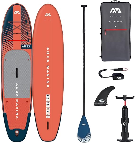 Aqua Marina Atlas 3.6 m Premium Inflatable Stand Up Paddle Board (iSUP) Package 366 cm Length