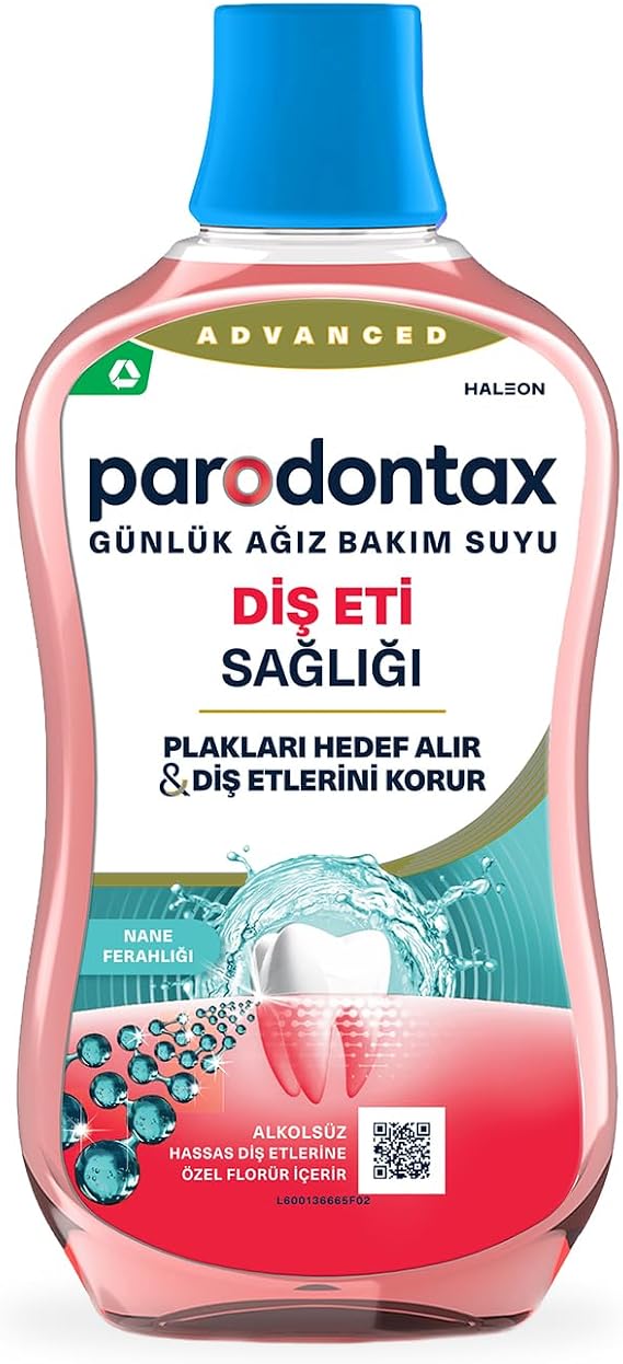Parodontax Nane Ferahlığı Ağız Bakım Suyu 500 ml Alkolsüz