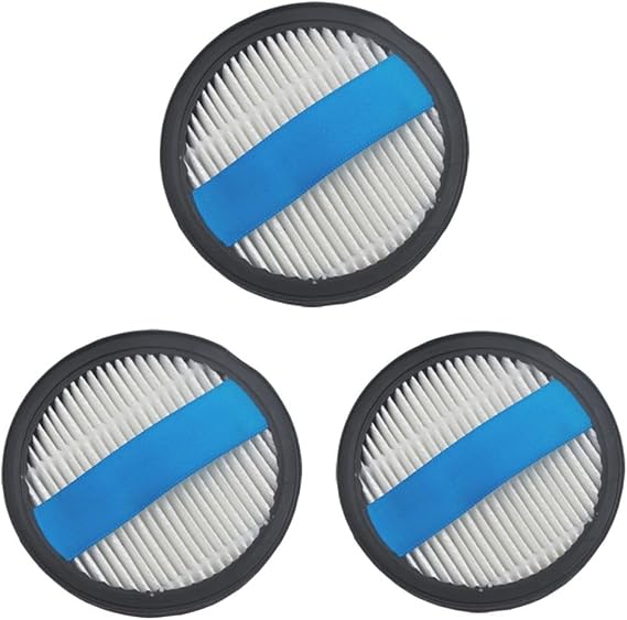 Whychstore Filter for Vortex 7 Cordless Vacuum, High-Performance Reusable Mesh Trap for Pet Dander, 3-Pack Replacement Parts