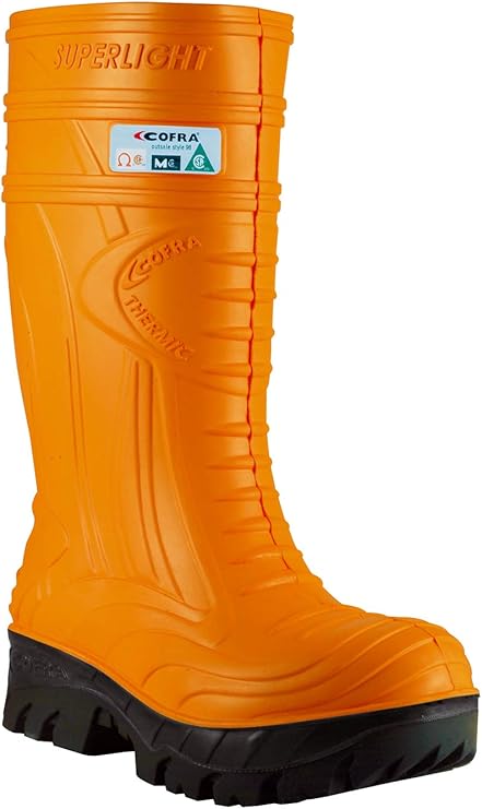 Cofra 00040-CU4.W10 Thermic Metguard EH PR Safety Boots, 10, Orange