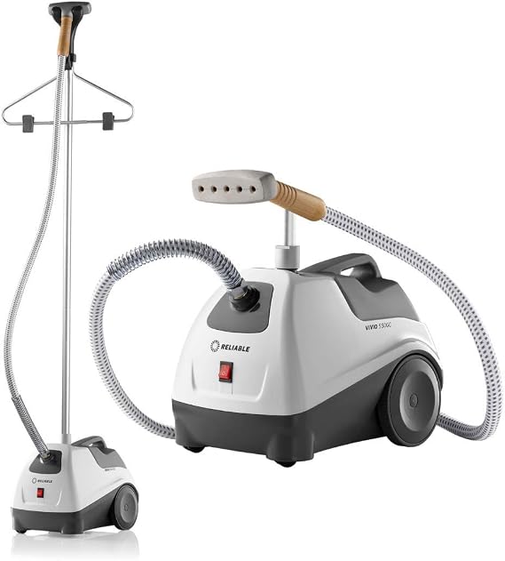 Reliable Vivo Pro Garment Steamer w/Aluminum Steam Head, Brass Boiler
