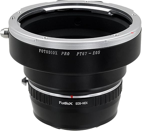 Fotodiox Pro Lens Mount Adapters, Pentax 6x7 (P67) Mount Lenses to to Sony E-Mount Mirrorless Camera Adapter - for Sony Alpha E-Mount Camera Bodies (APS-C & Full Frame Such as NEX-5, NEX-7, ?7, ?7II)