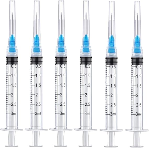 50 Pcs/Box - 23Ga 3ml Lab Dispensing Utensils, Individually Wrapped