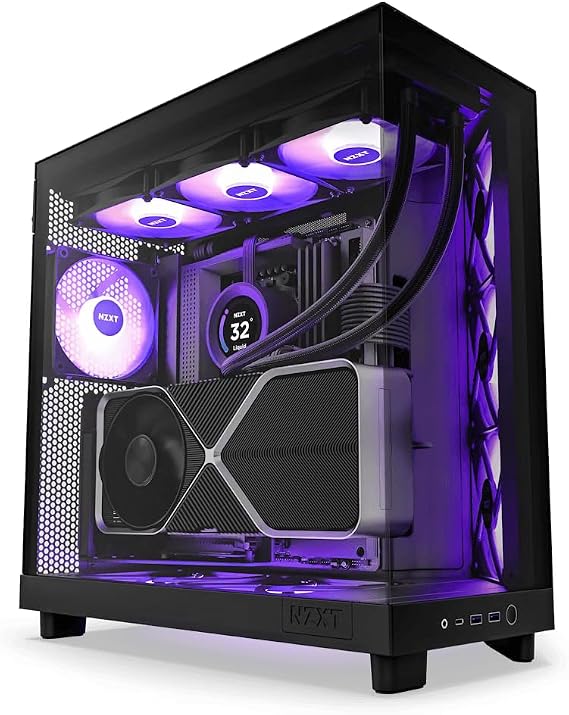 NZXT H6 Flow Compact Dual Chamber Matt Midi / Mini Tower