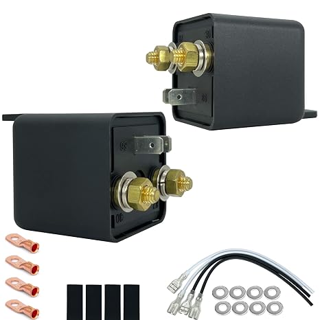 120A Relay, 12VDC Continuous Duty SPST 4-pin High Power Relay Set