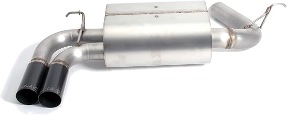 Dinan D660-0046-BLK Free Flow Axle-Back Exhaust - Compatible with 2012-2016 BMW 328i/428i