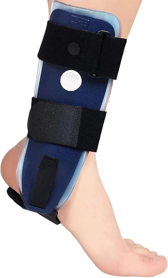 Ankle Brace Stirrup Splint Ankle Brace for Men Women for Ankle Sprains Sprained Ankle Tendonitis Ankle Swelling Injury and Post-Surgery Recovery Reduce Ankle Swelling Inflammation,Left,Lager