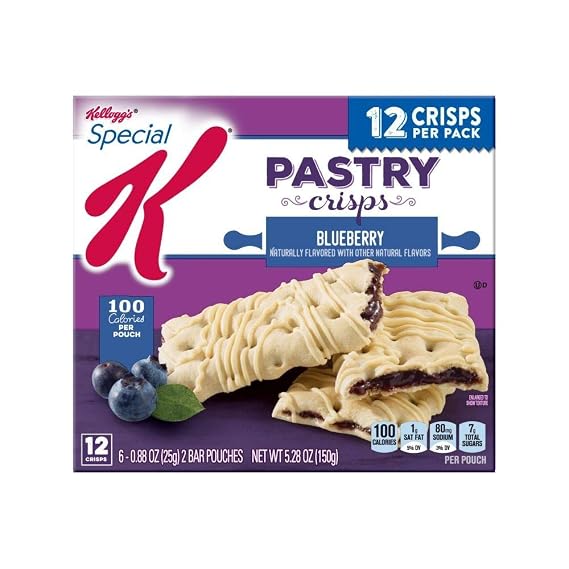 Kellogg's Special K Pastry Crisps Blueberry (pack of 2)