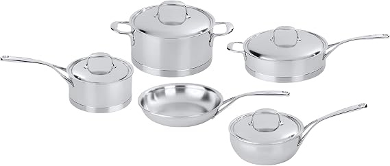 Demeyere Atlantis 9-pc Stainless Steel Cookware Set