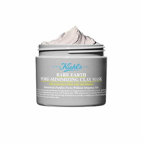 Kiehl's - Rare Earth Deep Pore Cleansing Mask, Visbily Minimizes Pores