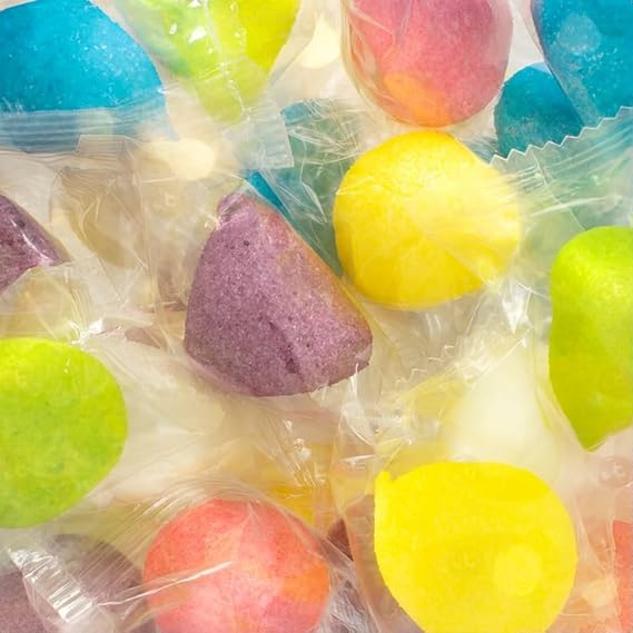 Top Mallow Individually Wrapped Random Mixed Marshmallows 880g – Assorted Flavours – Soft, Fluffy, and Delicious Sweet Treats for Sharing or Gifting