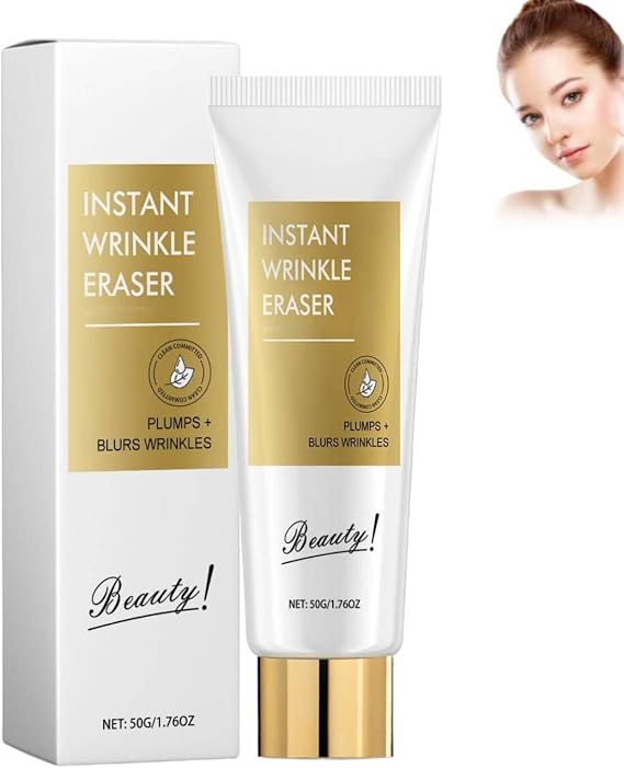 Skips the Line Instant Wrinkle Eraser Face Cream, Instant Face Tightening Cream, Anti Aging Firming Cream for Loose Skin, Deep Nourishing & Repairing, Wrinkle Filler, for All Skin Types (1)