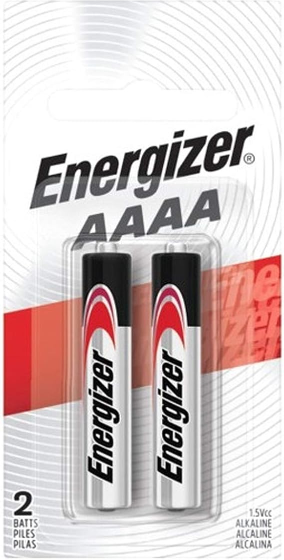 Energizer E96BP-2 AAAA Alkaline Cell Battery - 595 mAh - AAAA - Alkaline - 1.5 V DC
