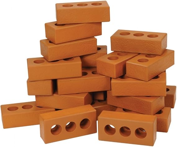 Kaplan Early Learning Company Foam Brick Builders - Set of 25