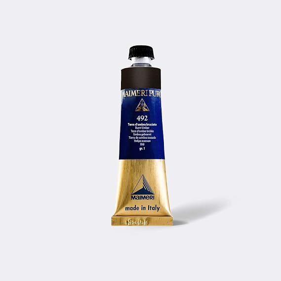 Maimeri Puro Oil Color 40 ml Tube - Burnt Umber