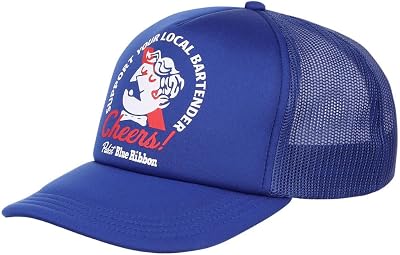 Pabst Blue Ribbon PBR Beer Adjustable Snapback Cap