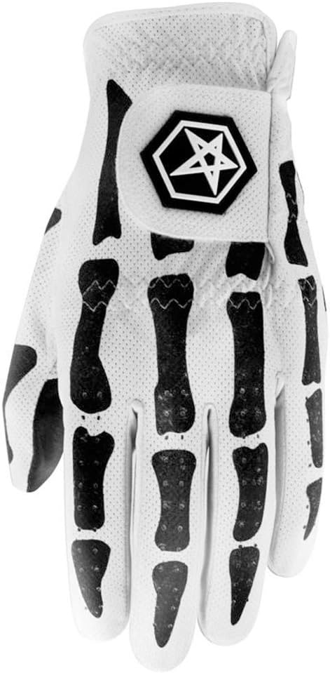 Asher Golf Deathgrip 2.0 Golf Gloves Regular White LH Small