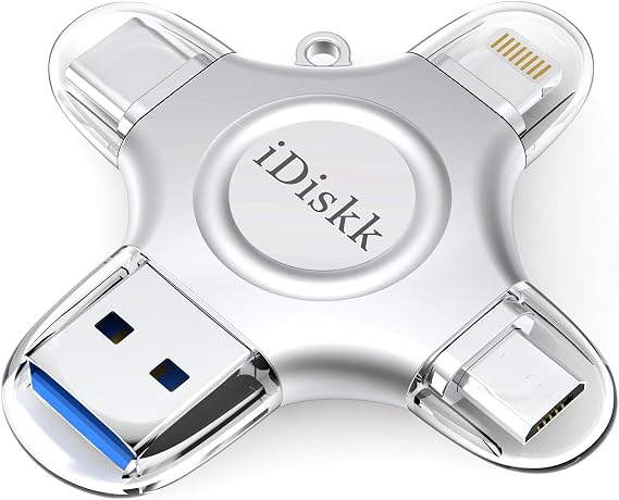 iDiskk 256GB MFi USB3.0 Photo Stick &Memory Drive for iPhone/iPad/Android