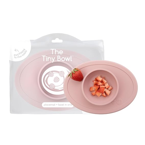 ezpz Tiny Bowl (Blush) - 6 Months+ Fits All Highchair Trays